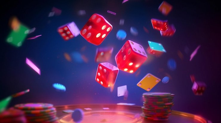 Antarmuka pemain Evolution Gaming menampilkan layar dealer dan tombol taruhan