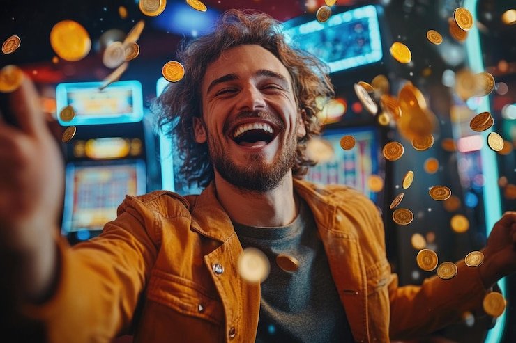 Menu layar demo Fortune Mouse menampilkan opsi untuk beralih ke akun nyata