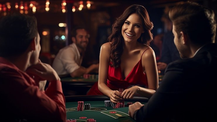 Tampilan dashboard dengan opsi permainan slot dan dealer langsung